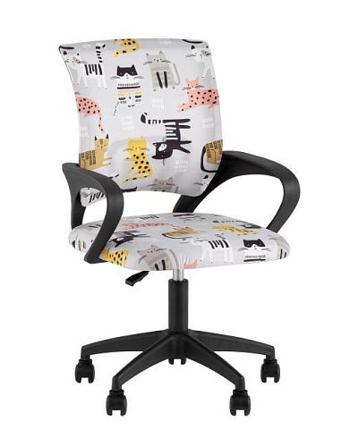 Офисное кресло Stool Group OUE-2501C Blue Cats