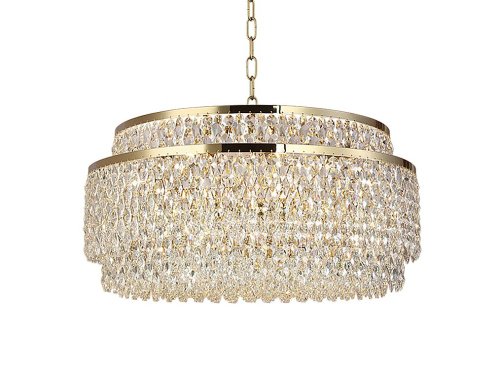 8530/80 C gold polished Подвесная люстра Newport Tiffany 8530/80 C gold polished