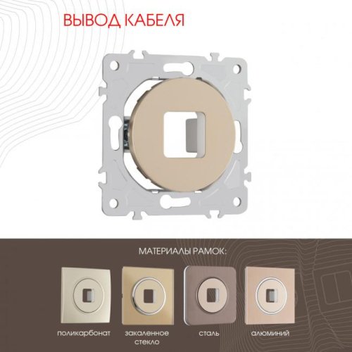 Накладка на механизм Arte Milano Am-202 202.49-1.shampan