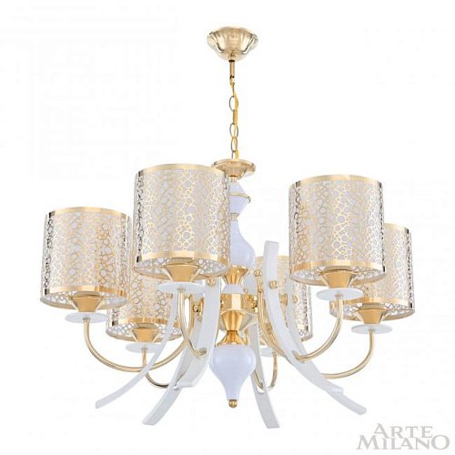 306067/6 Wh/Gd Подвесная люстра Arte Milano Florentia-6067 306067/6 Wh/Gd