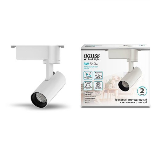 Трековый светильник Gauss Track TR077