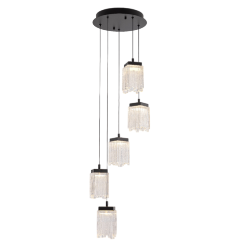 Светильник подвесной Delight Collection MD25020403 MD25020403-5A1 matt black