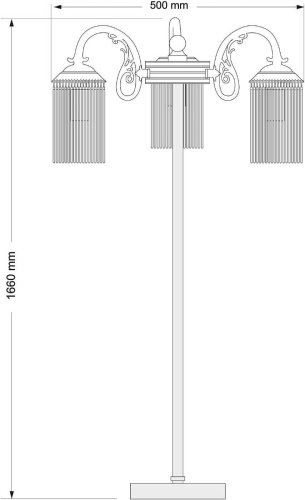 Торшер Kutek Торшеры FIO-LS-3(P)