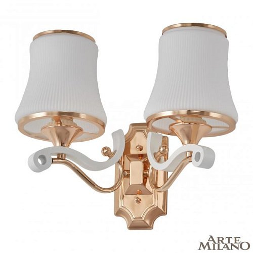 303987/2W Wh/Gd Настенное бра Arte Milano Florentia-3987 303987/2W Wh/Gd