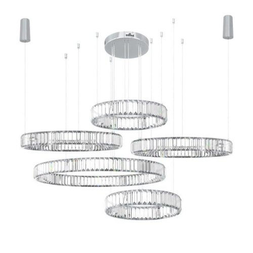 Подвесная люстра Loft It Crystal ring 10135/5 Chrome