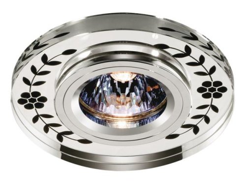 Встраиваемый светильник с узорами Mirror 369541 Novotech