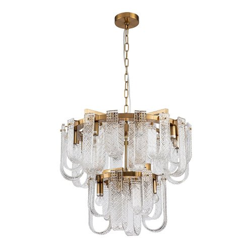 Подвесная люстра Indigo Brina V000365 12027/12P Brass