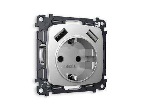 Розетка Ambrella Volt OMEGA MO409010