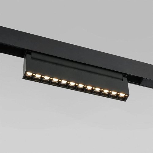 Slim Magnetic HL02 Трековый светильник 12W 3000K (черный) 85010/01 Трековый светильник Elektrostandard Slim Magnetic Slim Magnetic HL02 Трековый светильник 12W 3000K (черный) 85010/01