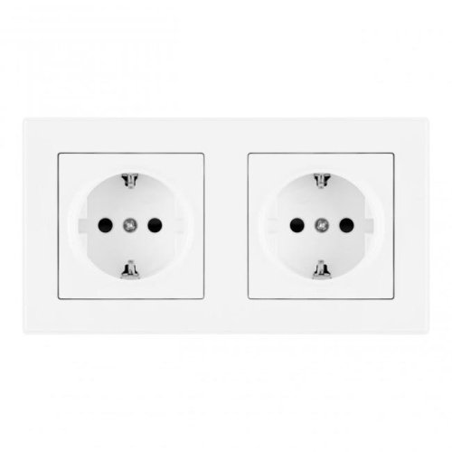 Розетка Arte Milano Set06-2 SET06-2-40-1x2 white