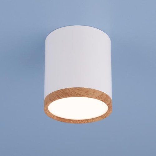 DLR024 6W 4200K белый матовый/светлый дуб Накладной светильник Elektrostandart DLR024 6W 4200K белый матовый/светлый дуб