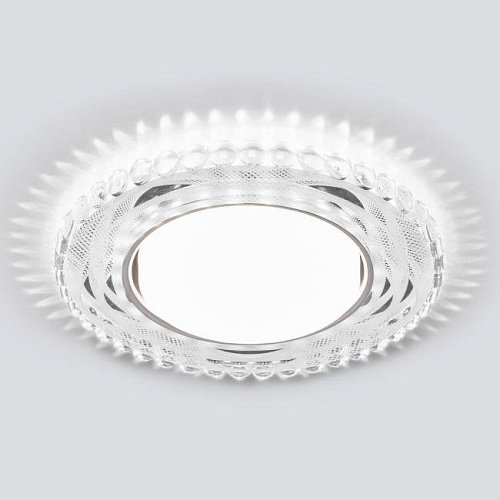 3036 GX53 SL/WH зеркальный/белый Встраиваемый светильник Elektrostandard 3036 GX53 SL/WH зеркальный/белый