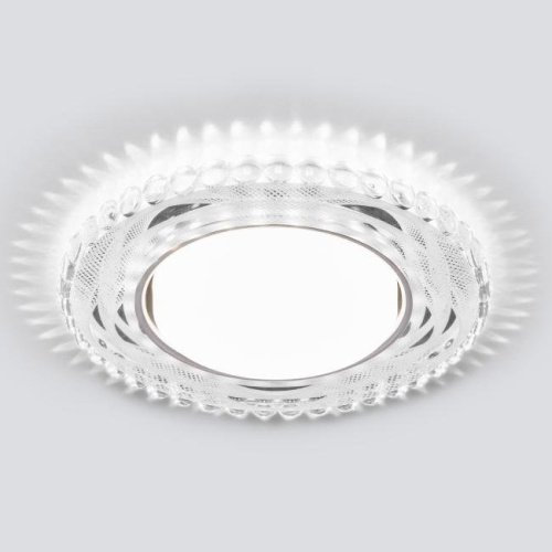 Встраиваемый светильник Elektrostandard 3036 GX53 SL/WH зеркальный/белый