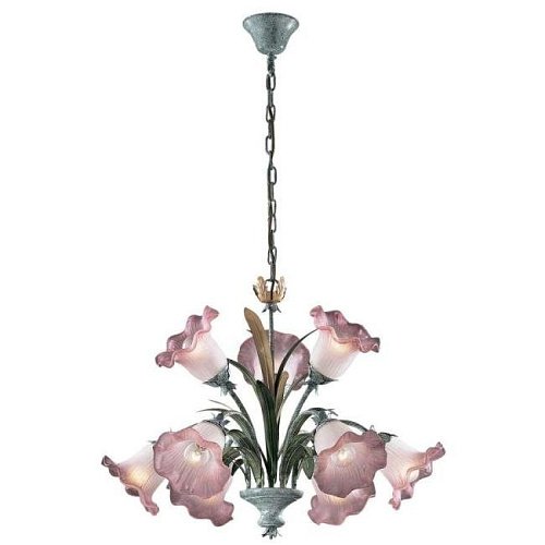 1545/9 Люстра подвесная с цветочками Poema 1545/9 Odeon Light