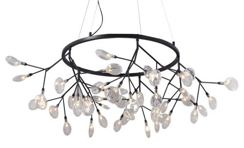 EVITA SP45 D BLACK/TRANSPARENT Подвесная люстра Crystal Lux EVITA SP45 D BLACK/TRANSPARENT