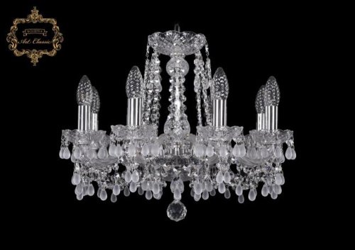 Подвесная хрустальная люстра 11.24 Art Classic 11.24.8.165.Cr.V0300