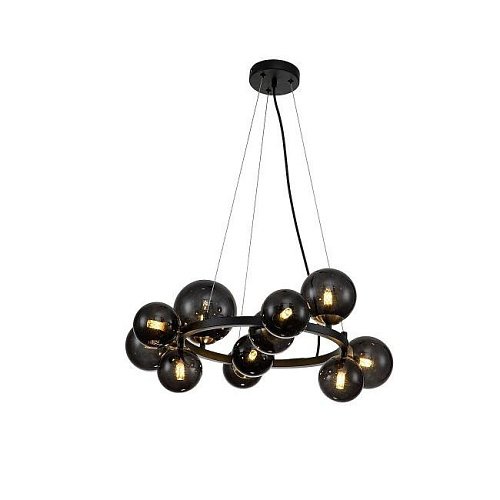 V000195 Подвесная люстра Indigo Molecola 11018/11P Black V000195