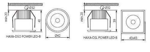 Встраиваемый светильник Kanlux Haxa-Dso 8103