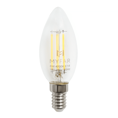 MB1002E14-6W4K Светодиодная лампочка Базис E14 MyFar MB1002E14-6W4K