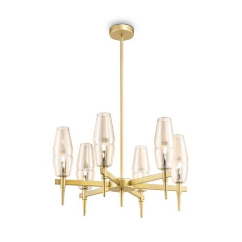 Люстра на штанге Maytoni Lita H002PL-06G