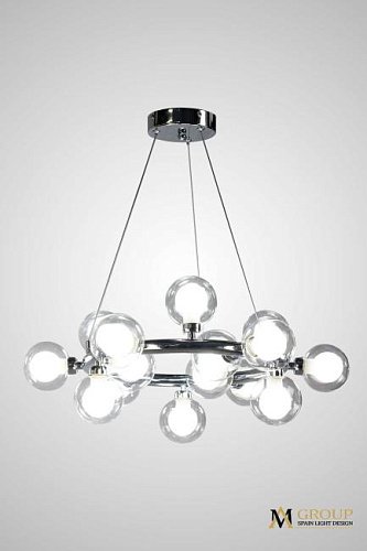 Подвесная люстра AM Group AM470 D500 CHROME