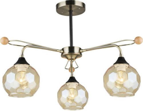 Потолочная люстра 02018-0.3-03 AB+BK