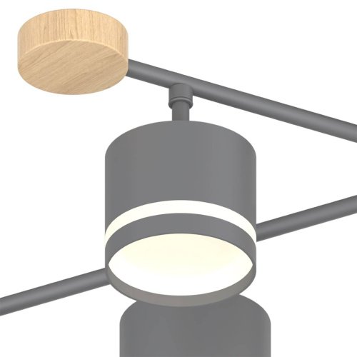 Потолочная люстра Reluce 78730-0.3-06 GX53 GREY+WOOD