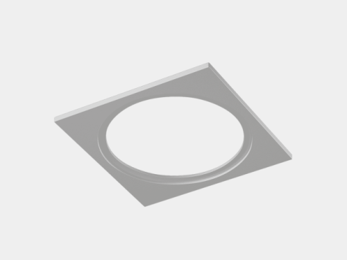 00-00004144 Рамка для серии COMBO 1 квадратная, SWG PRO 00-00004144