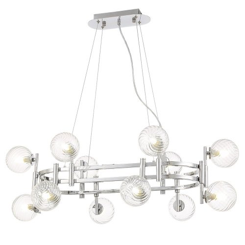 LUXURY SP12L CHROME Подвесная люстра Crystal Lux Luxury LUXURY SP12L CHROME