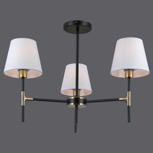 Потолочная люстра ILLUMICO IL0185-3CSQ-24 BK AB CASTOR