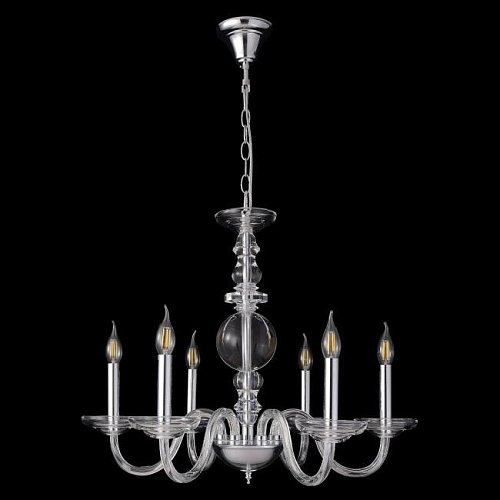 ARABESQUE SP6 CHROME Подвесная люстра Crystal Lux Arabesque ARABESQUE SP6 CHROME