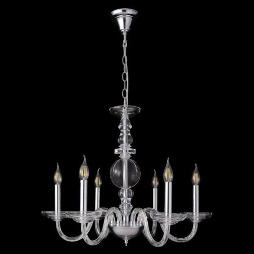 ARABESQUE SP6 CHROME Подвесная люстра Crystal Lux Arabesque ARABESQUE SP6 CHROME