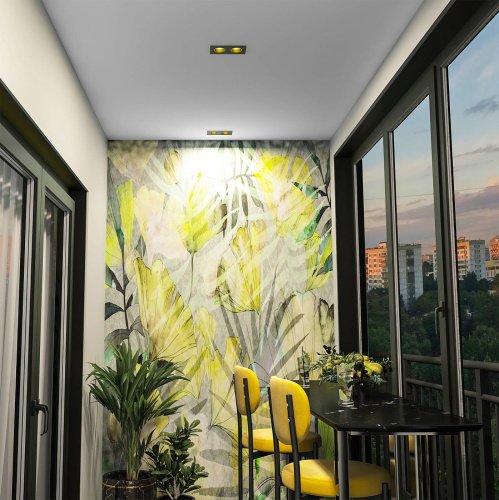 Встраиваемый светильник Denkirs DK3021 DK3072-BK+YE