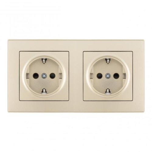 Розетка Arte Milano Set06-2 SET06-2-40-1x2 shampan
