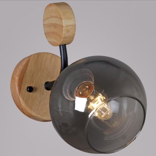 06780-0.2-01 BK+WOOD Бра настенное Reluce 06780-0.2-01 BK+WOOD