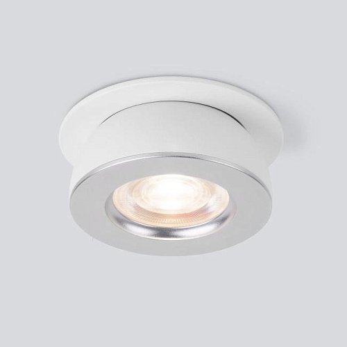 Pruno белый/серебро 8W 4200К (25080/LED) Встраиваемый светильник Elektrostandard Pruno Pruno белый/серебро 8W 4200К (25080/LED)