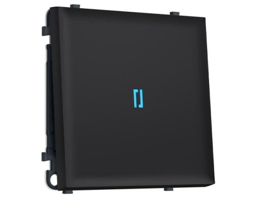 MS982060 MS982060 Комплект механизма 1-кл выключателя с самовозвратом с подсветкой 10000K SIGMA Черный Мягкое касание QUANT PRO (SP9820, PR113, G17B)