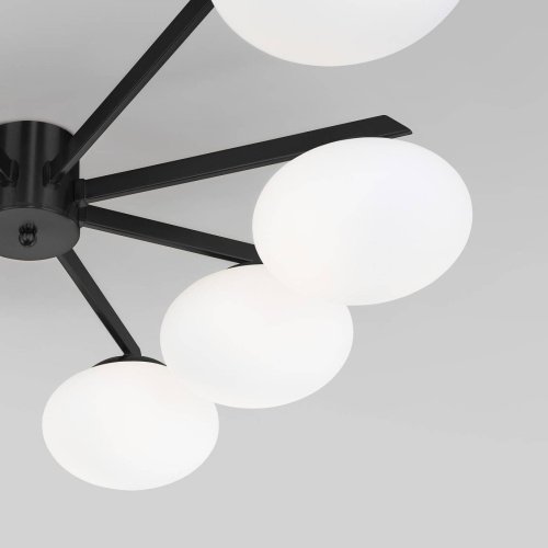Потолочная люстра Eurosvet Opaline 70220/8 черный Smart