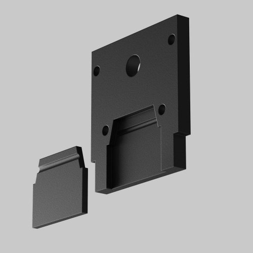 Торцевая заглушка для шинопровода ClipLine Exility Maytoni Accessories for tracks Exility TRA034EC-SCCL-42B