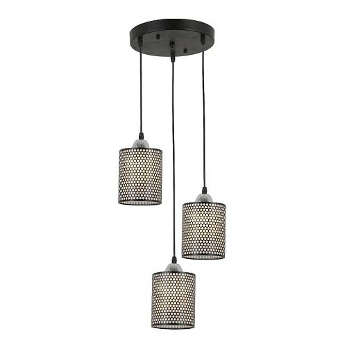 Светильник подвесной IMEX MD.6146-3-P BK+CH