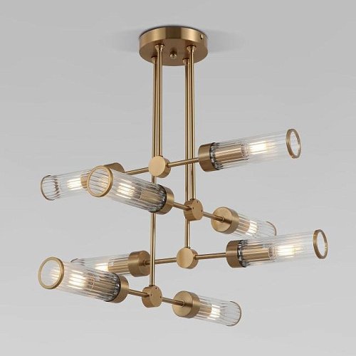 Потолочная люстра Eurosvet Oriens 60166/8 латунь