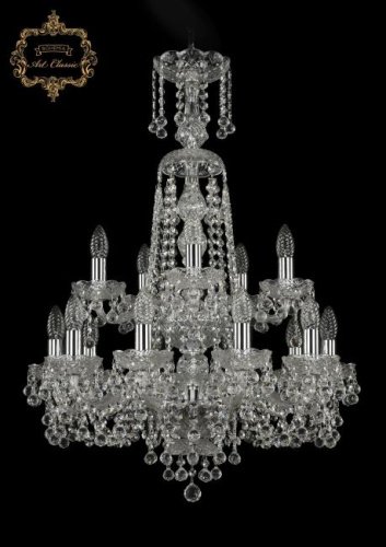 Подвесная хрустальная люстра 11.26 Art Classic 11.26.10+5.200.2d.XL-84.Cr.B