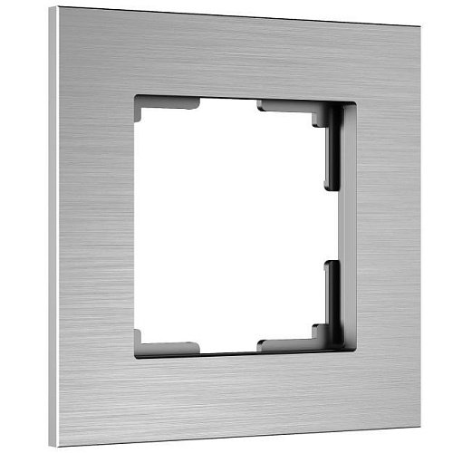 W0013506/ Рамка на 1 пост AluMax (алюминий) Рамка Werkel W0013506/ Рамка на 1 пост AluMax (алюминий)