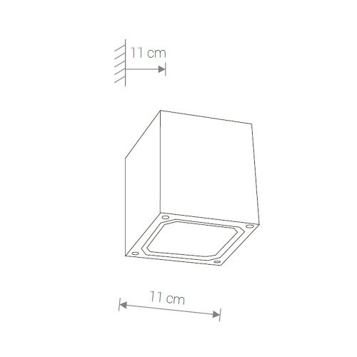 Уличный настенный светильник Nowodvorski Khumbu 4443