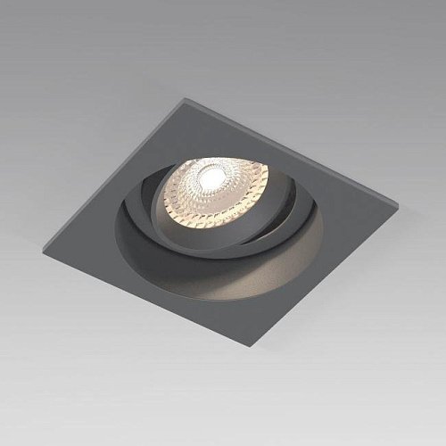 Встраиваемый светильник Elektrostandard Tune 25015/01 GU10 графит