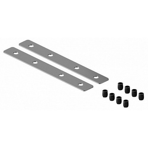 Соединитель для шинопровода под натяжной потолок, серебристый, 2 шт Hesby Lighting ElDeko HSBL_0189