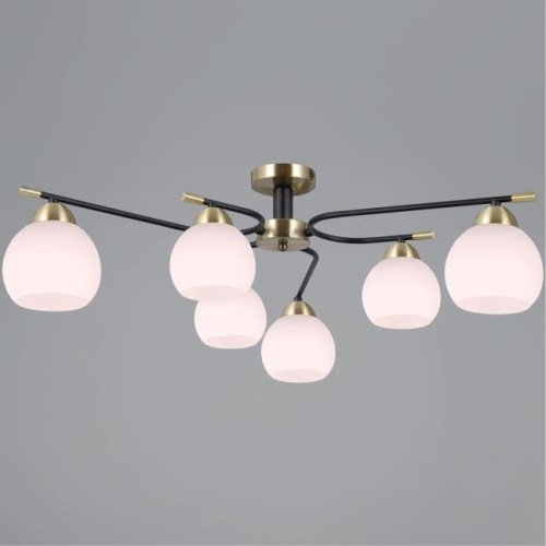 Потолочная люстра ILLUMICO IL0638-6CSQ-24 AB BK LIBRA