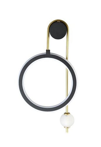 CORIDA AP25W LED BLACK/GOLD Настенное бра Crystal Lux Corida CORIDA AP25W LED BLACK/GOLD