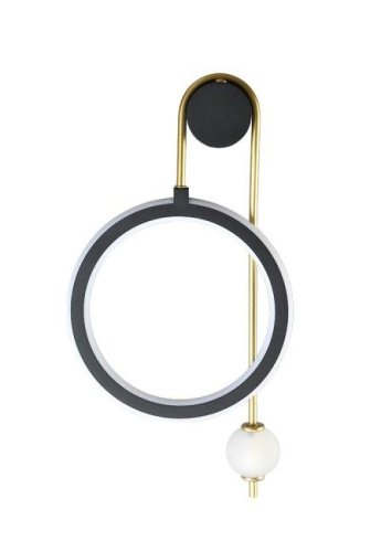 CORIDA AP25W LED BLACK/GOLD Настенное бра Crystal Lux Corida CORIDA AP25W LED BLACK/GOLD