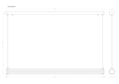 Светильник подвесной Divinare Pastel 1711/17 SP-19